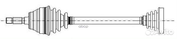 Полуось 170211 Metelli