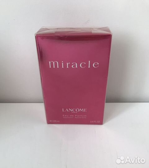 Новый парфюм lancome Miracle 100 мл винтаж
