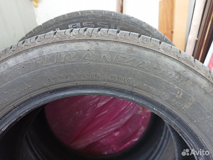 Bridgestone Turanza T001 195/60 R16 89H