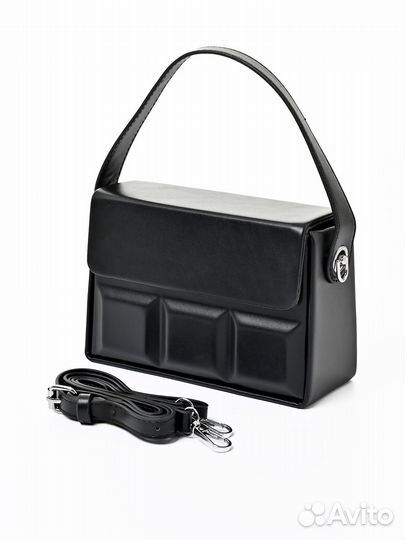 Сумка женская кросс-боди чёрная
