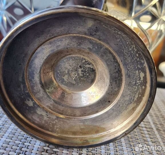 Ваза для фруктов посеребрение