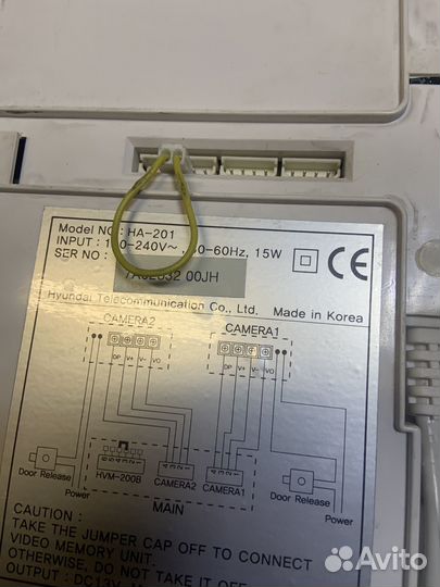 Видеодомофон ha 201 hyundai