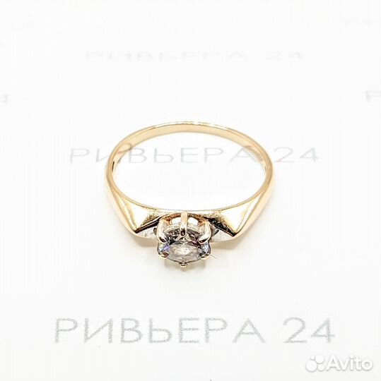 Золотой браслет с фианитами 585 пробы 12,33 грамм