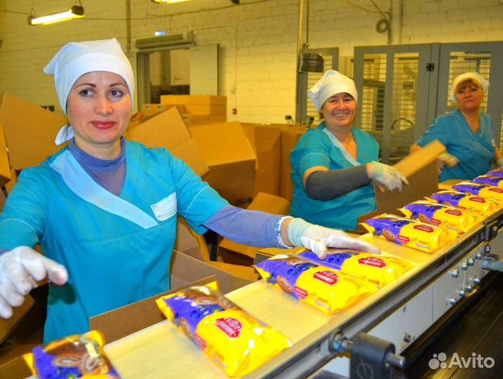 Упаковщик конфет сидя с питанием и проживанием