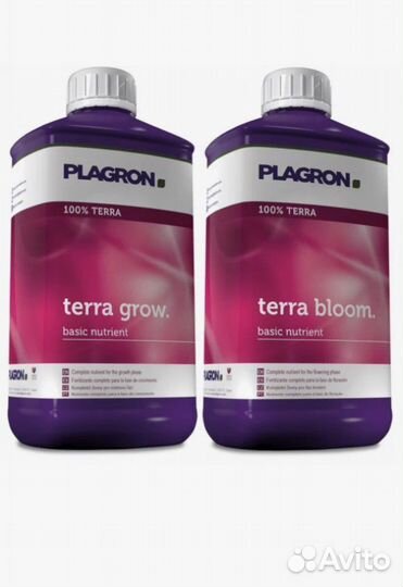 Базовые удобрения для земли Plagron grow+bloom 1л