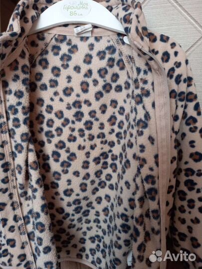 Флисовый бомбер H&M 86+6