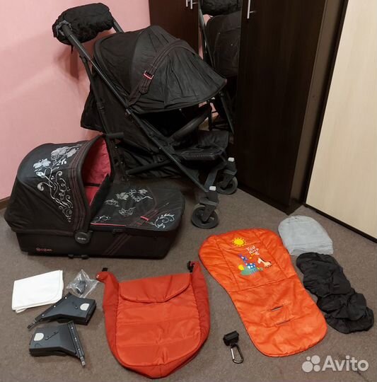 Cybex Callisto 2 в 1 со множеством аксессуаров