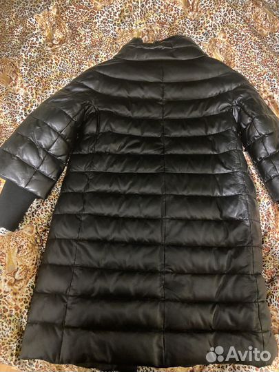 Пуховик зимний длинный женский 44