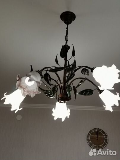 Люстра потолочная бу