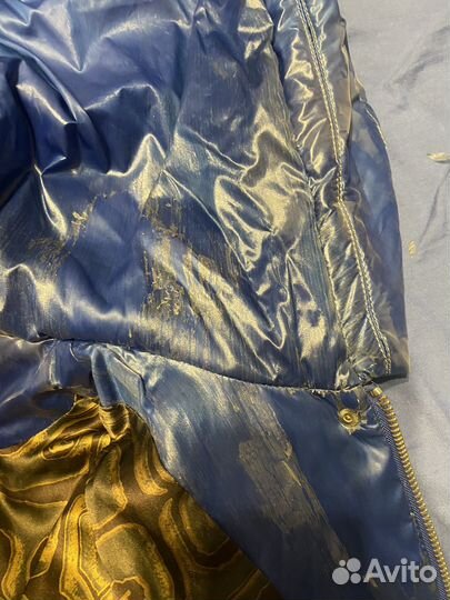 Пуховик Синий с дефектом