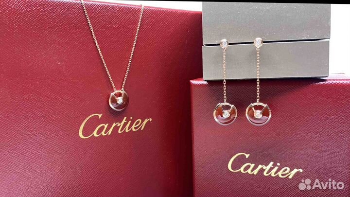 Серьги Amulette de Cartier 0,23ct