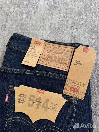 Levi's 514 Premium Индиго Straight Пакистан