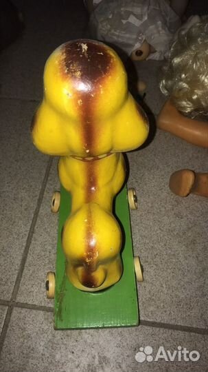Детская игрушка каталка СССР