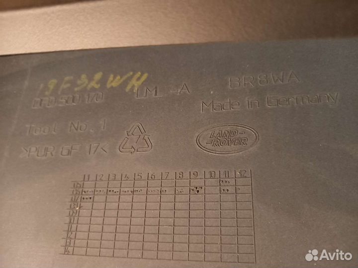 Спойлер задний Range Rover Sport 05-09