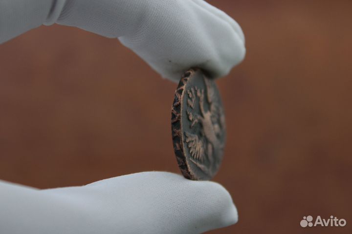 Деньга 1749 года Елизавета I в Твери