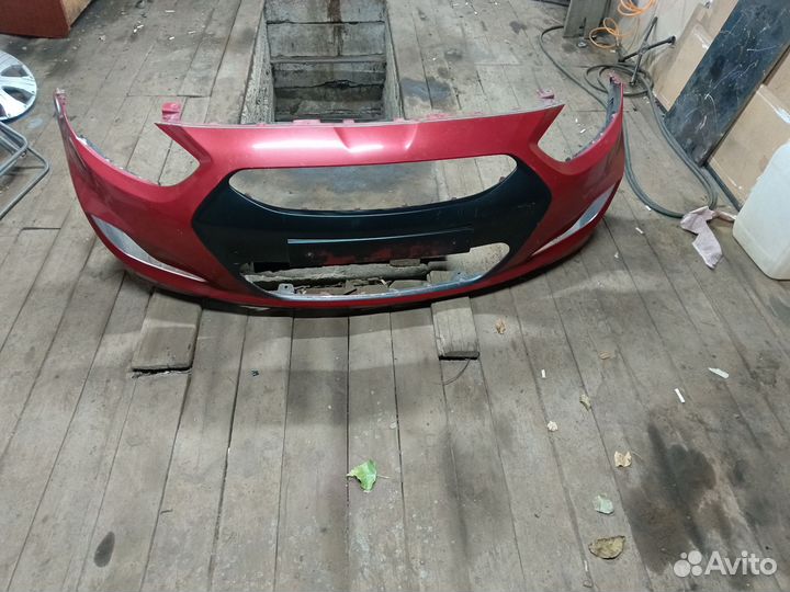 Бампер hyundai solaris