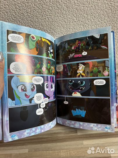 Книга комикс my little pony