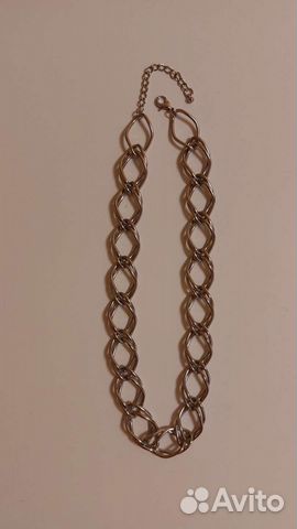 Цепочка колье цепь украшение на шею Zarina