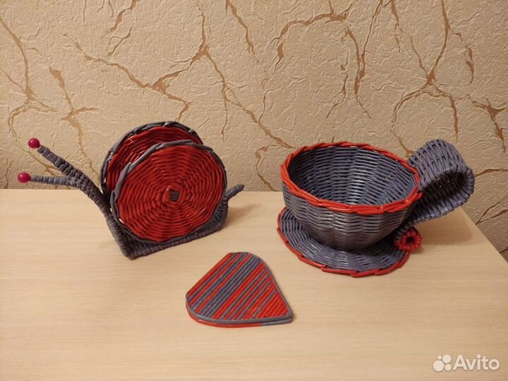 Плетёные из бумажной лозы изделия