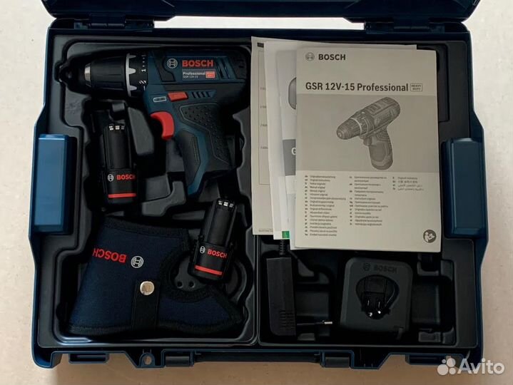 Шуруповерт Bosch GSR 12V-15 L-Boxx, 12V-35 L-Boxx