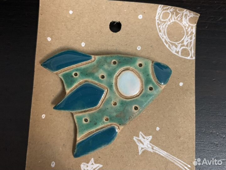 Брошь. Новая керамическая брошь. Брошь из керамики