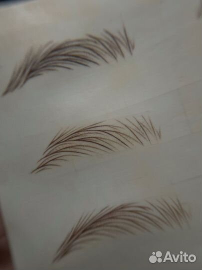 Модели на аппаратные волоски/брови