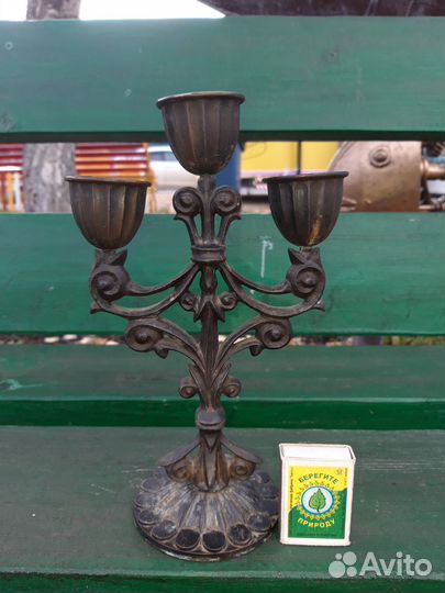 Винтажный подсвечник. Алюминий. СССР