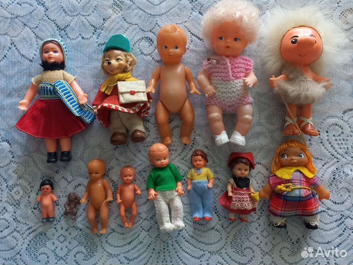 Разные пупсы куклы СССР и ГДР