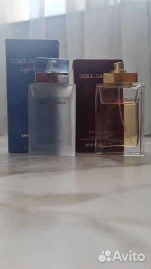Dolce gabbana light blue и dg pour femme