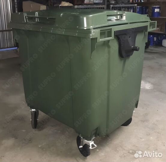 Пластиковый евроконтейнер 1100л Ш3361