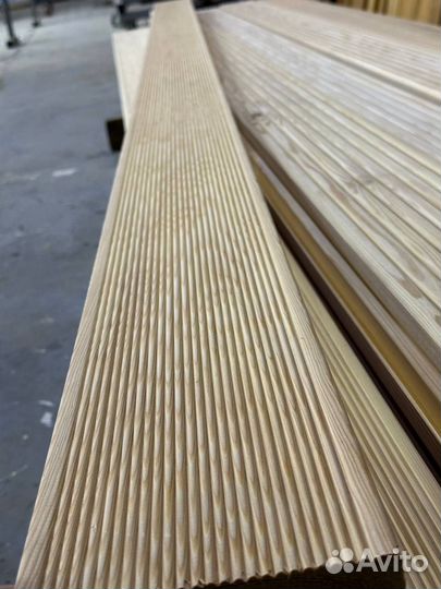 Террасная доска вельвет из лиственницы сорт А