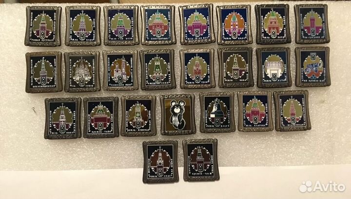 Значки СССР олимпиада 80