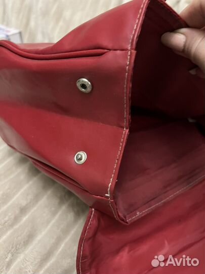 Сумка женская красная