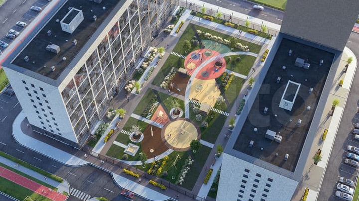 2-к. квартира, 45,2 м², 4/17 эт.