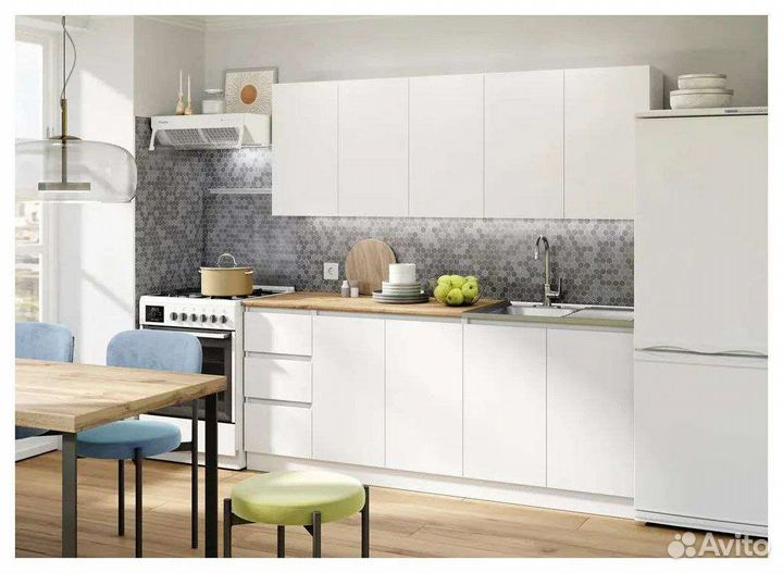 Кухня Мори, 2.0 метра, белый