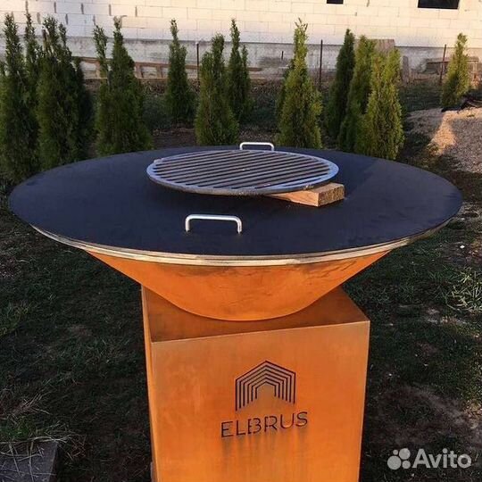 Гриль-очаг Эльбрус эльбрус 1000 стальная поверхнос