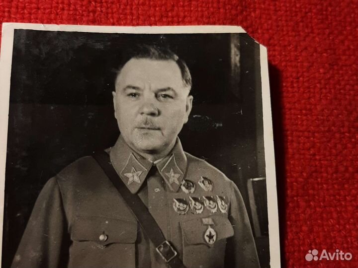 Фото «Климент Ворошилов/ нарком» 1930-е. СССР