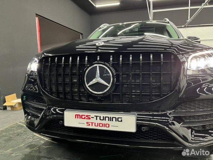 Решетка GT Style Black Mercedes GLS x167 глс 167