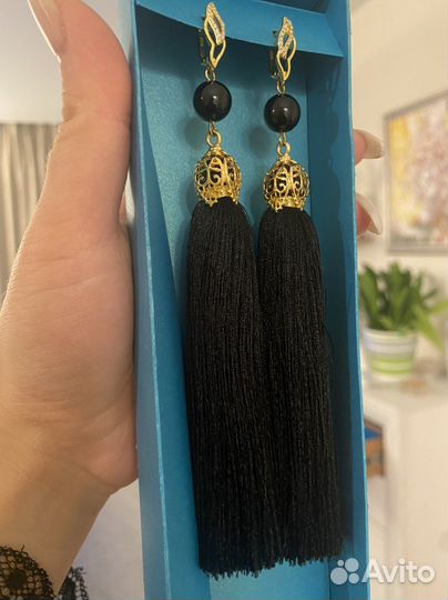 Серьги кисточки