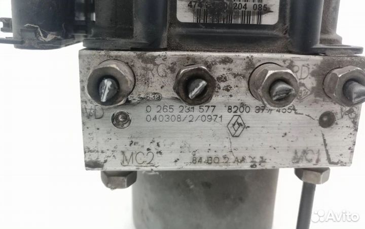 Блок абс 0265231577 Renault Megane II 2006 - 2008 года