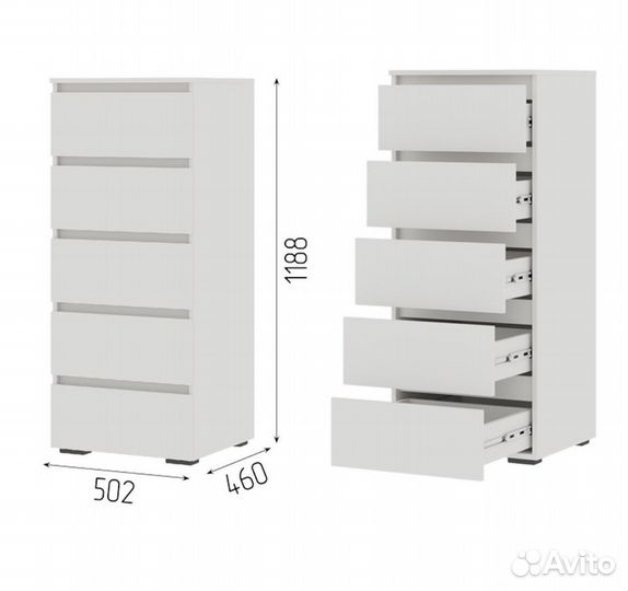 Комод IKEA белый