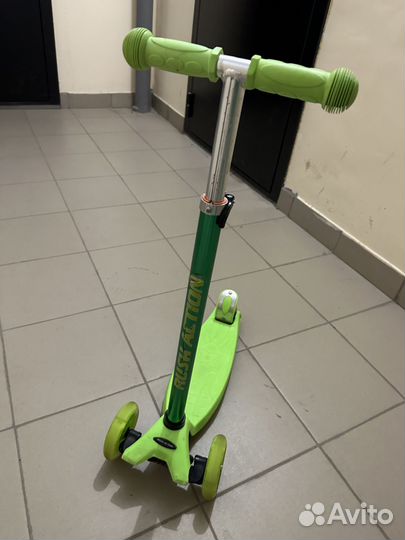 Самокат детский трехколесный бу