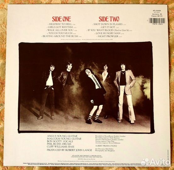 Виниловая пластинка AC/DC – Highway To Hell