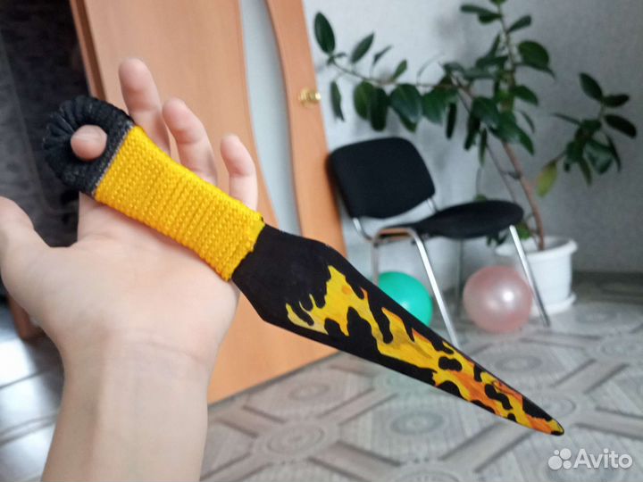 Нож кунай деревянный