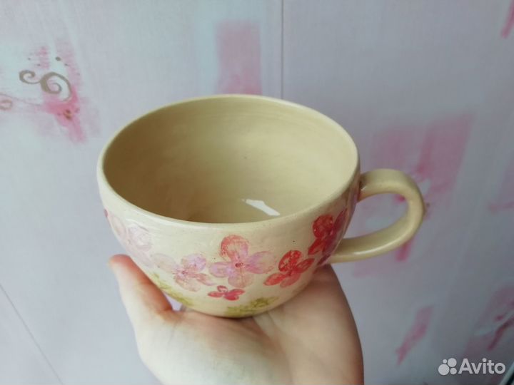 Чашка ручной работы