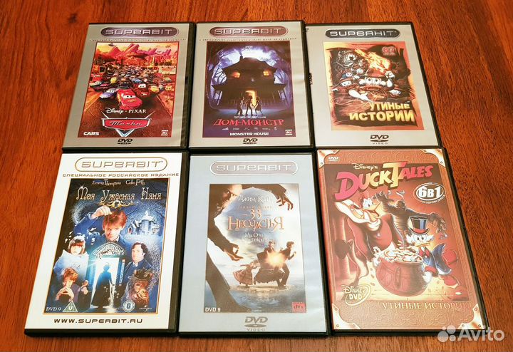 DVD Мультфильмы, семейные фильмы, для детей