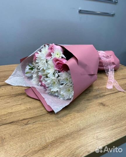 Букет из хризантем