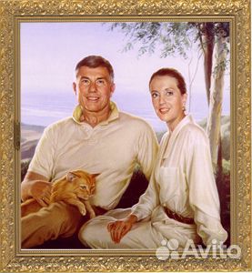 Портрет на заказ по фотографии маслом