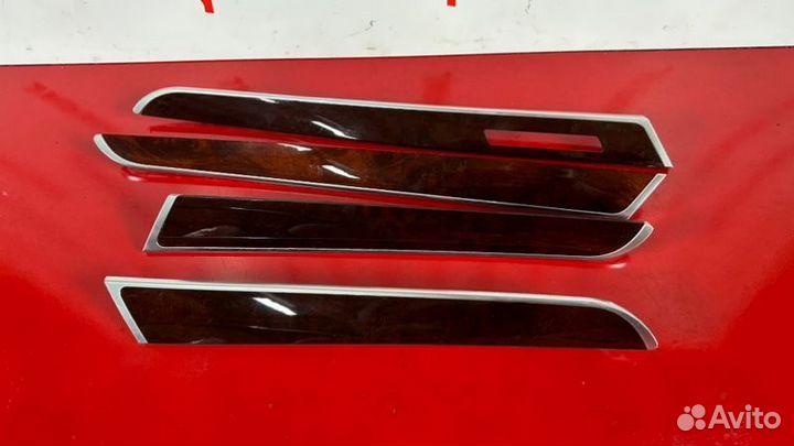 Деревянные накладки в двери Audi A6 C6 BDW 2.4