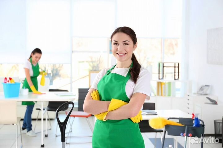 Мойщиица/Уборщица (развозка, питание, форма)